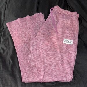PINK Victoria's Secret Marled Pink Joggers